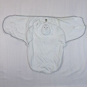 Nested Bean Zen Swaddle Wrap Sleep Sack Stars W/Chick Print 0-6 M